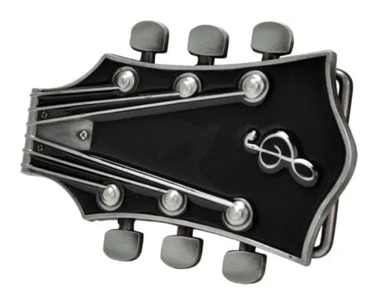 GUITAR Musical Musician Belt Buckle 1229BK