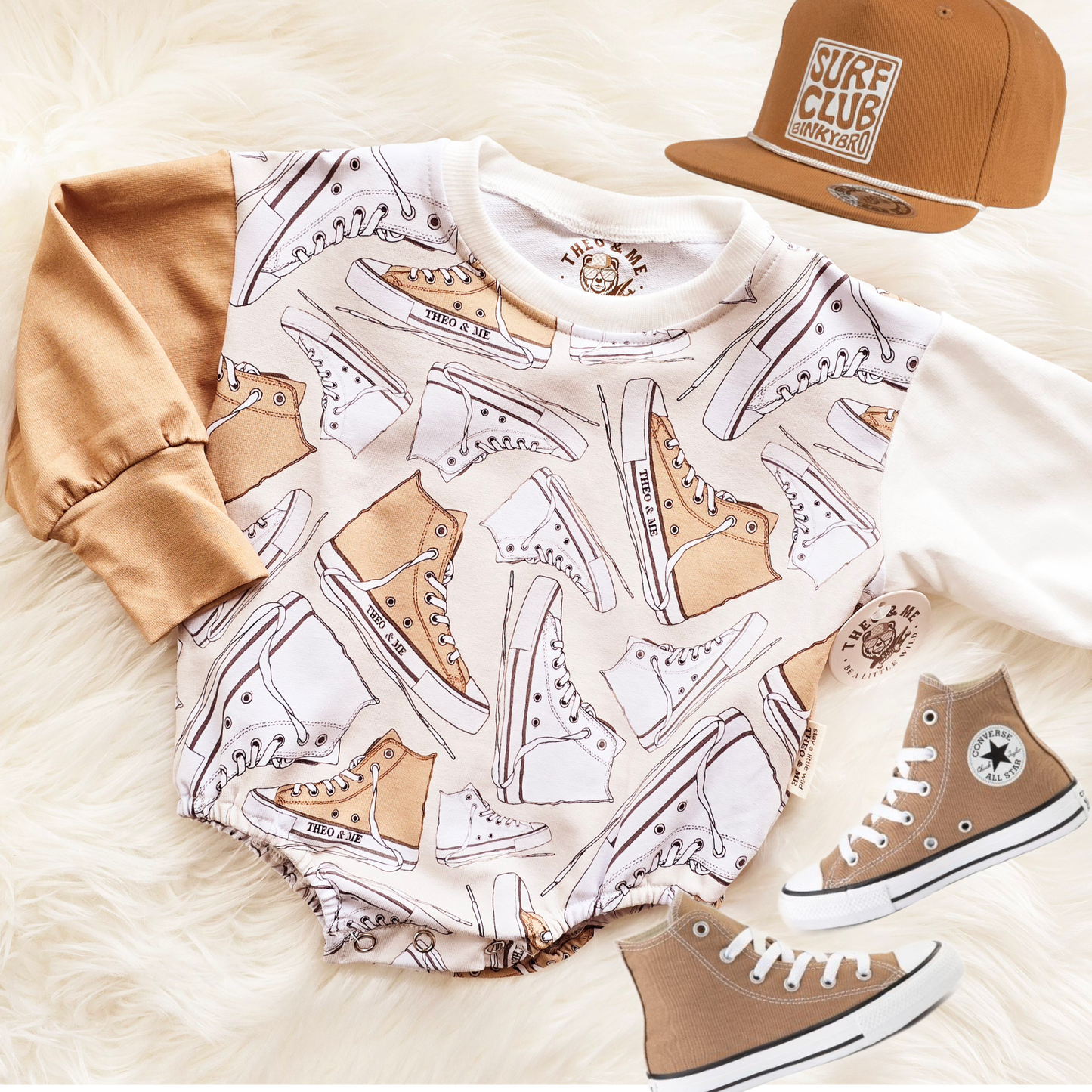 Bubble Romper Rad Dude Or Sneakers