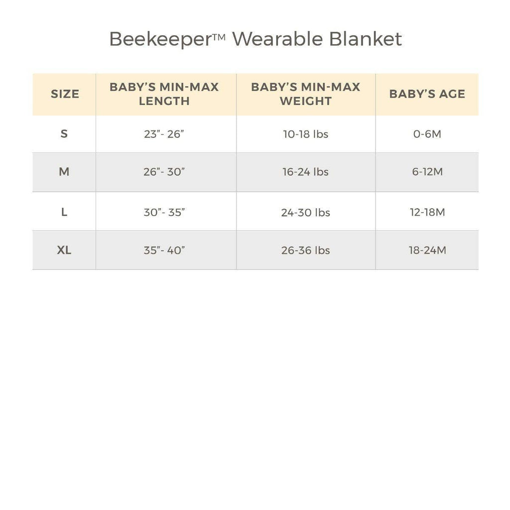 Rugby Stripe Organic Beekeeper™ Wearable Baby Blanket - Heather Grey