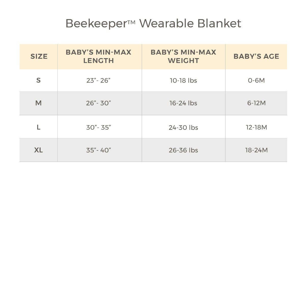 Rugby Stripe Organic Beekeeper™ Wearable Baby Blanket - Heather Grey