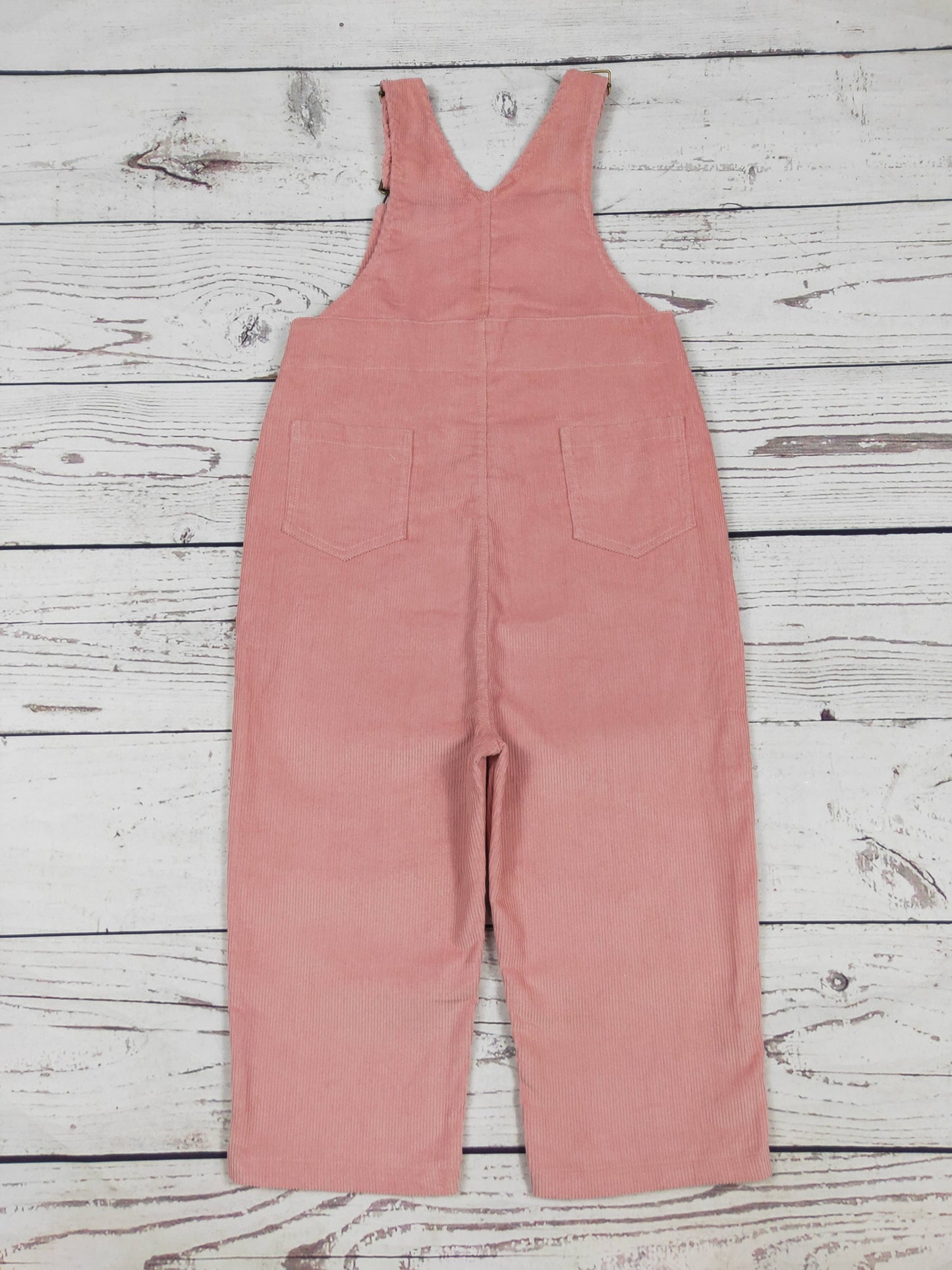 Toddler Kids Pink Corduroy Overalls