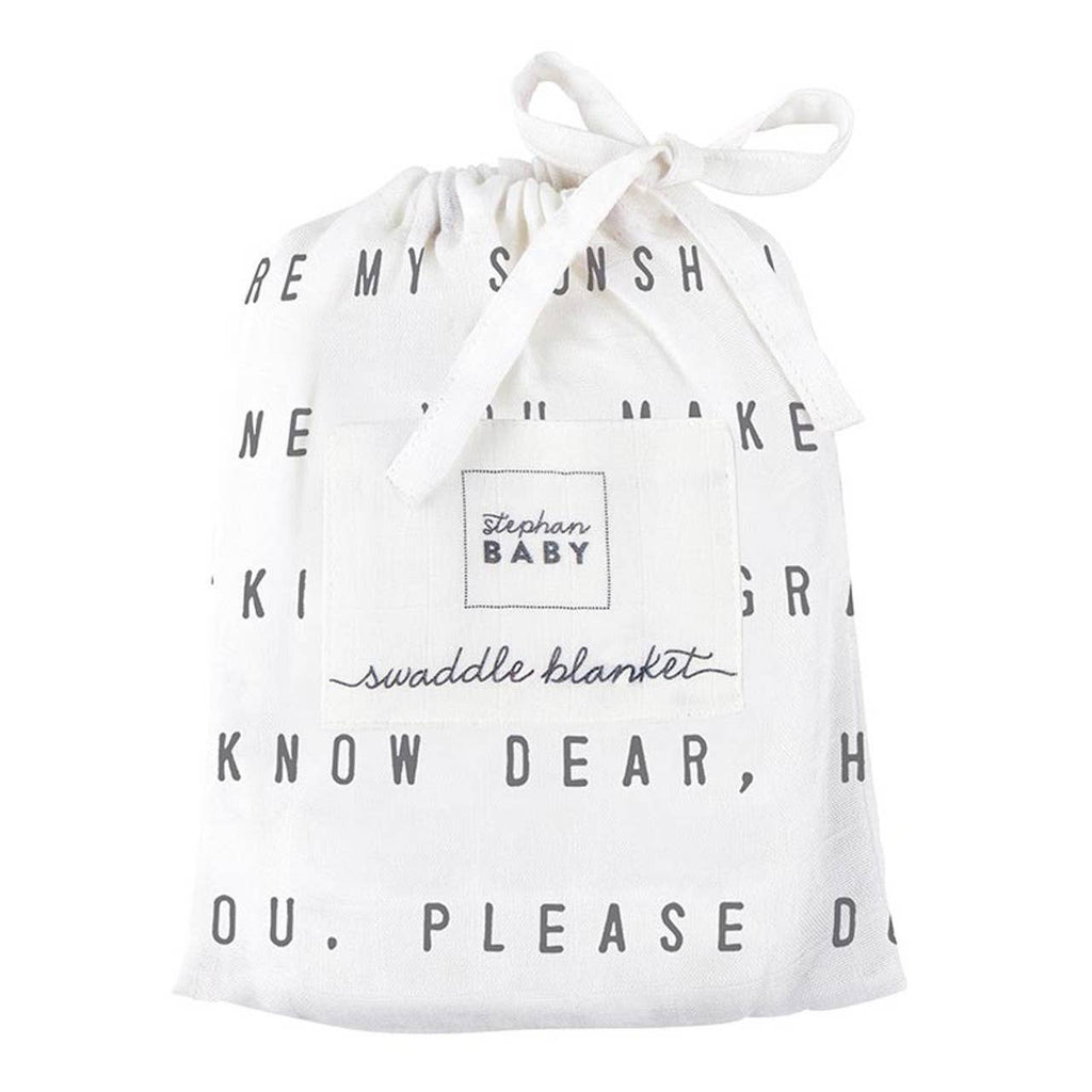 Swaddle Blanket - You Make Me Happy
