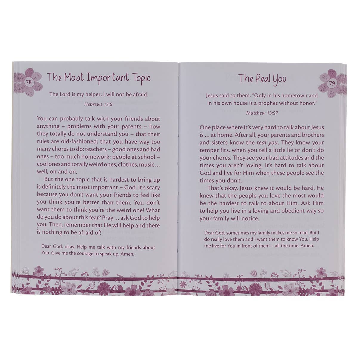 Kid Book Mini Devotions for Girls Softcover