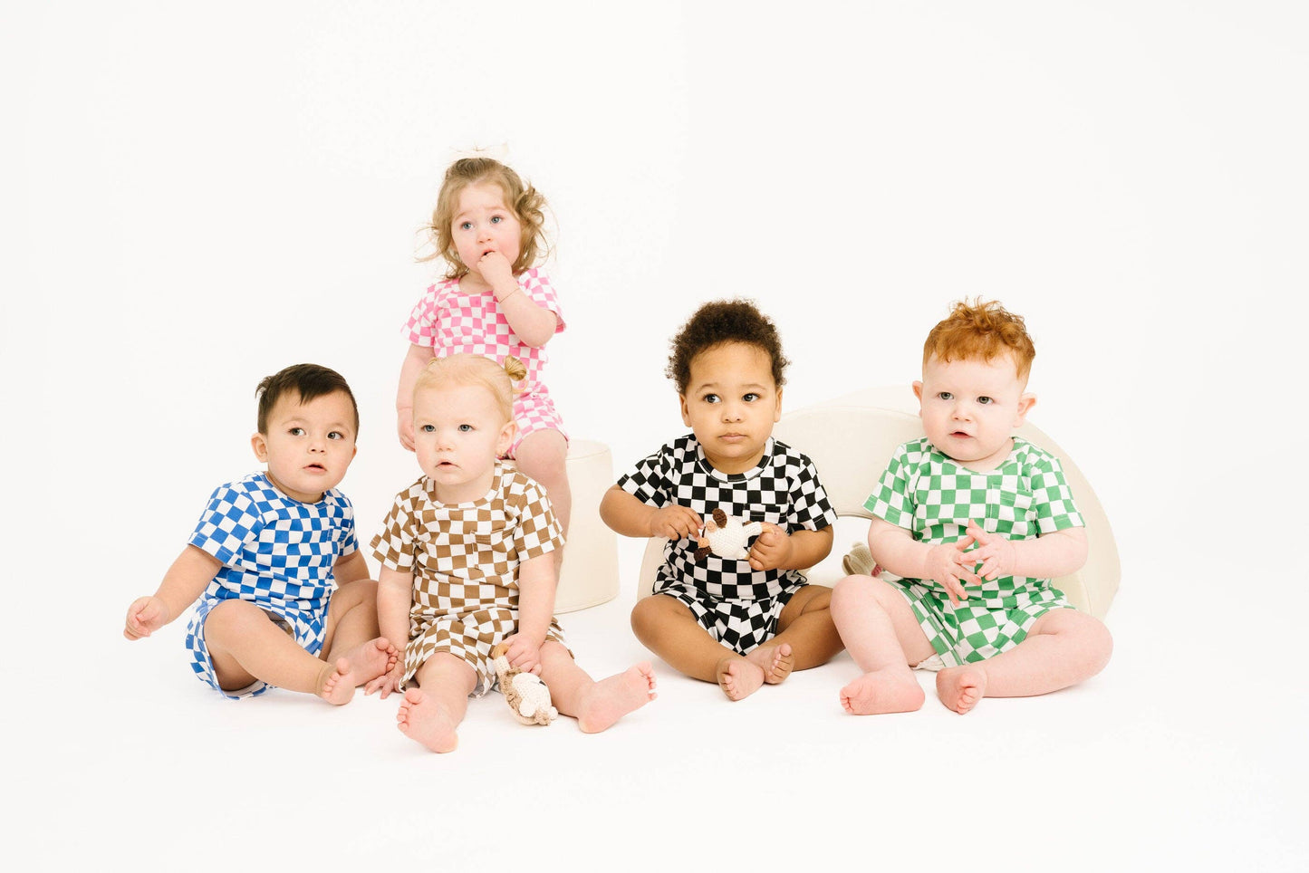 Black Checkered Pocket Set