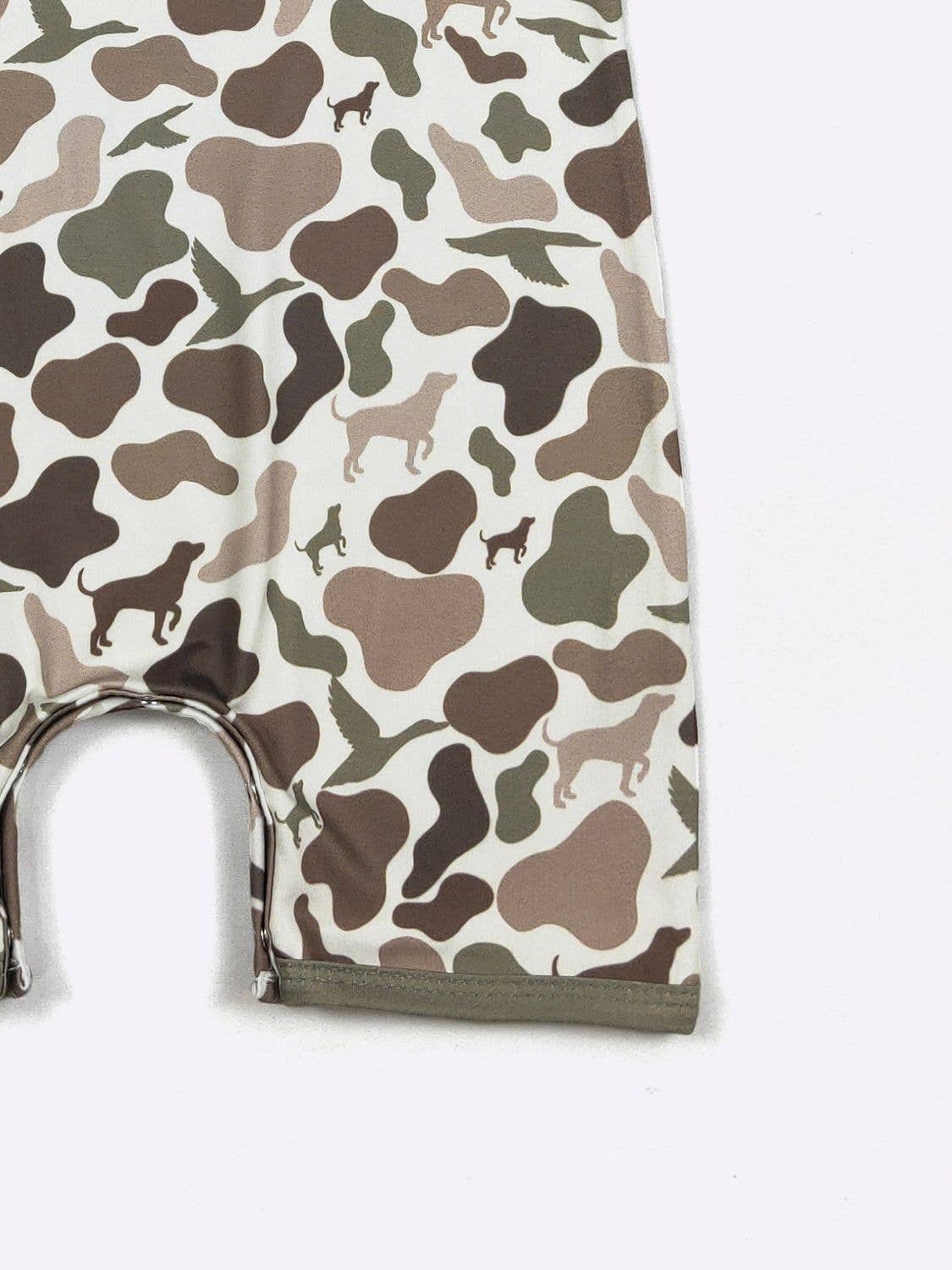 Camo Hound Boy Romper