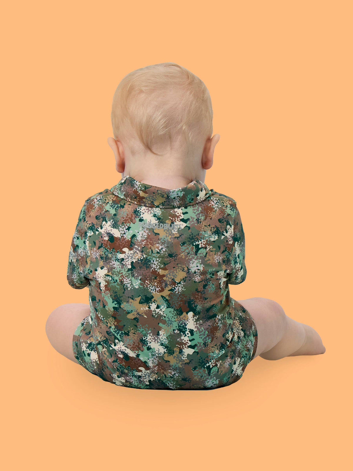Baby Boys Classic Camo Performance Polo Romper