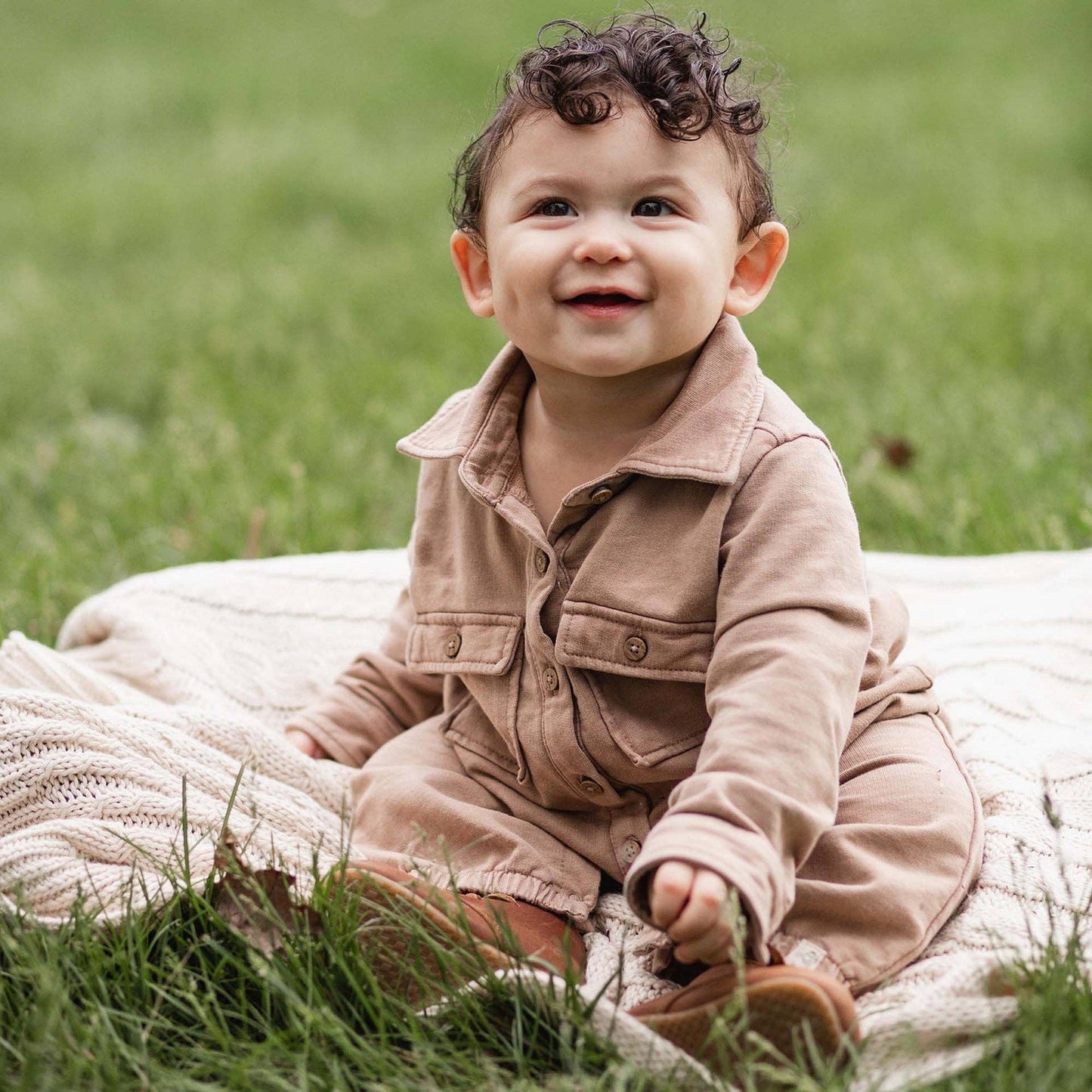 Acid Wash Infant Jumpsuit