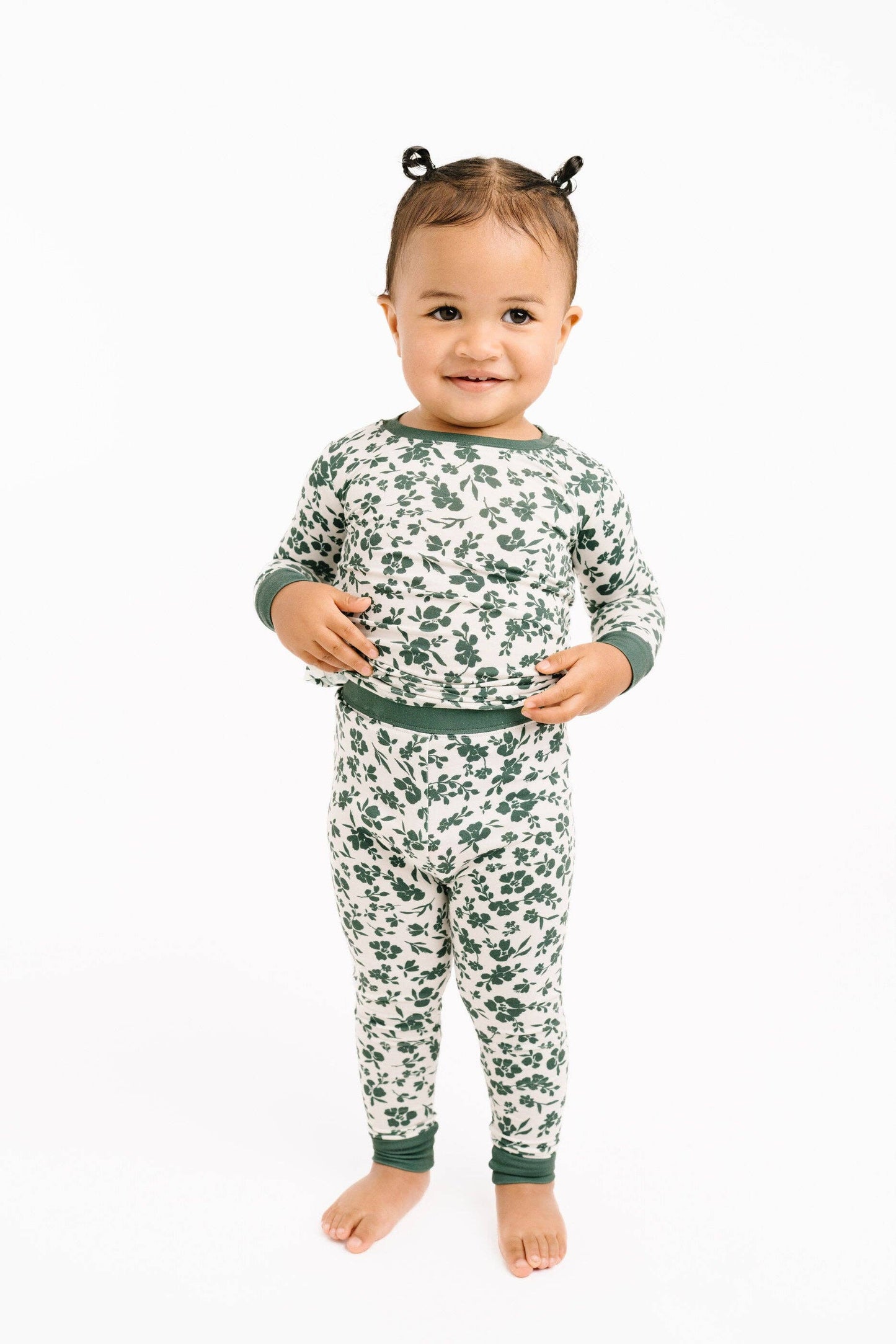 Earthy Floral Bamboo Set