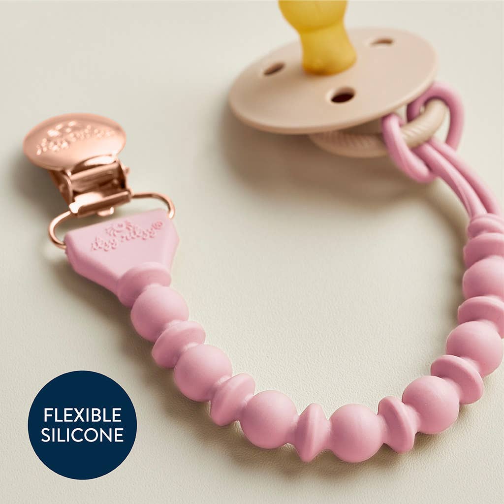 Sweetie Strap™ Silicone One-Piece Pacifier Clips