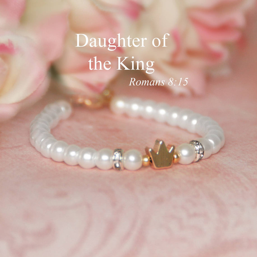 Daughter of The King Crown 5" Bracelet CJ-323
