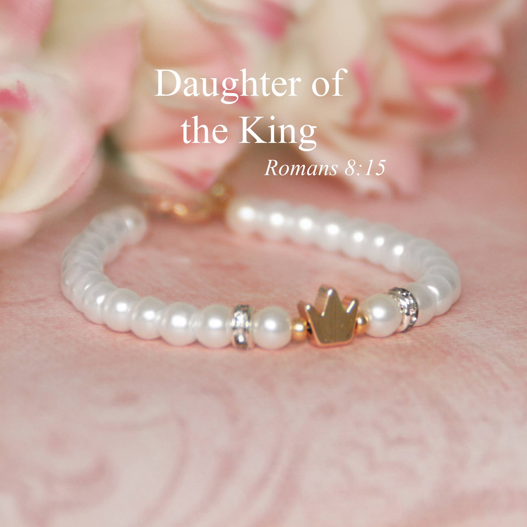 Daughter of The King Crown 5" Bracelet CJ-323