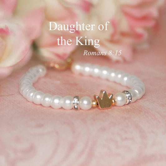 Daughter of The King Crown 5" Bracelet CJ-323