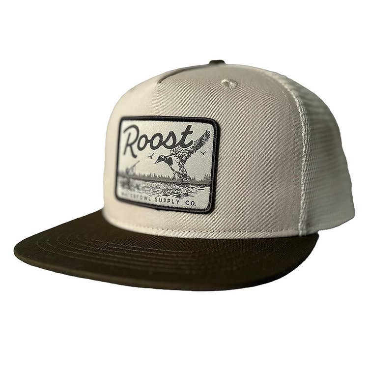 Roost Brown Bill Logo Patch Hat (RH-R-146)