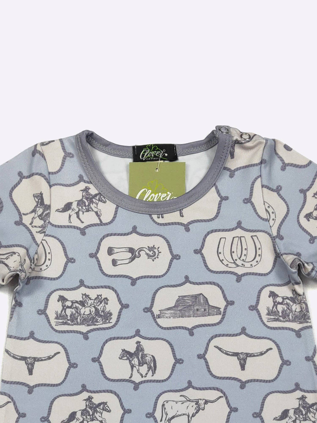 Cowpoke Boy Romper