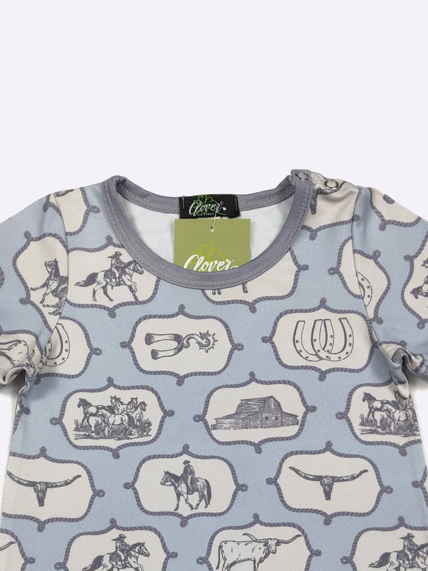 Cowpoke Boy Romper
