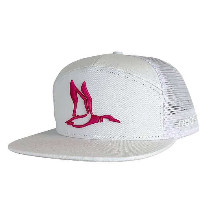 Roost White 7 Panel Pink 3D Puff Duck (RH-R-121)