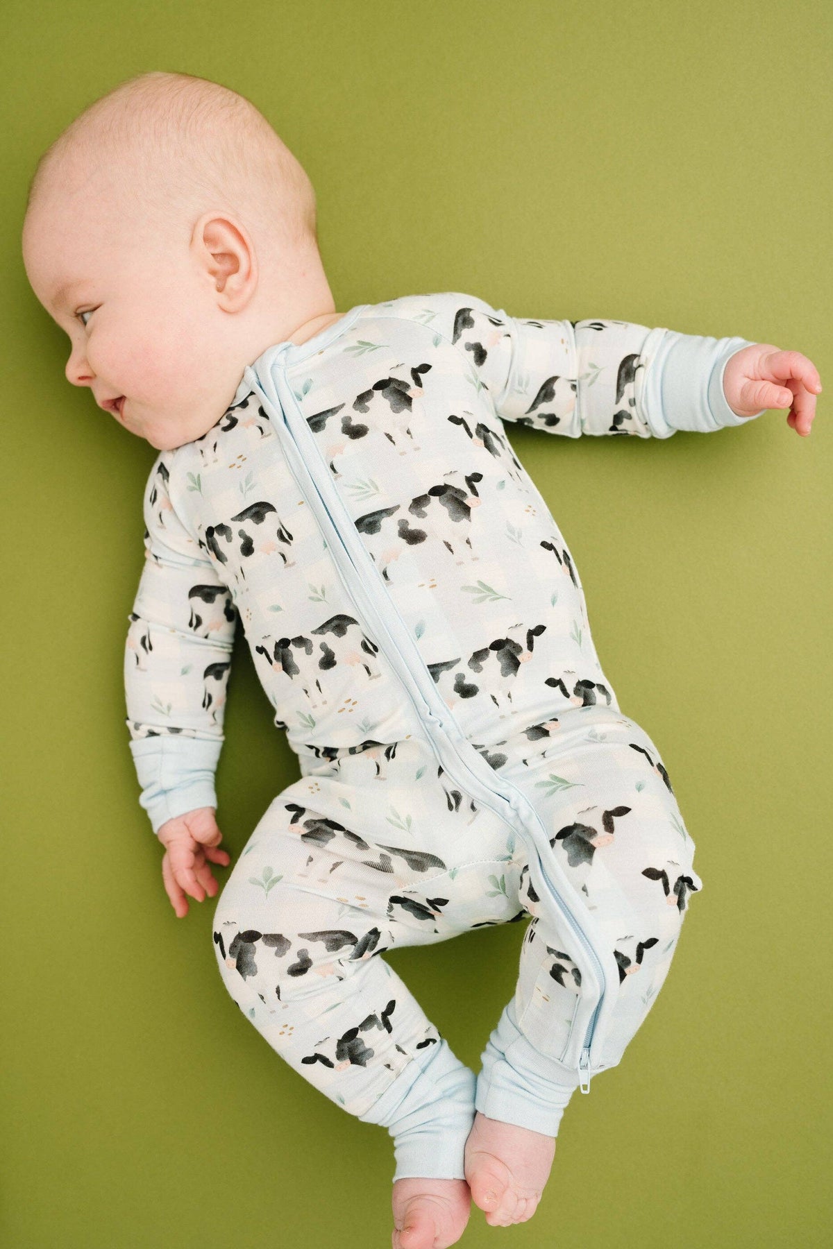 Dairy Cow Bamboo Sleeper