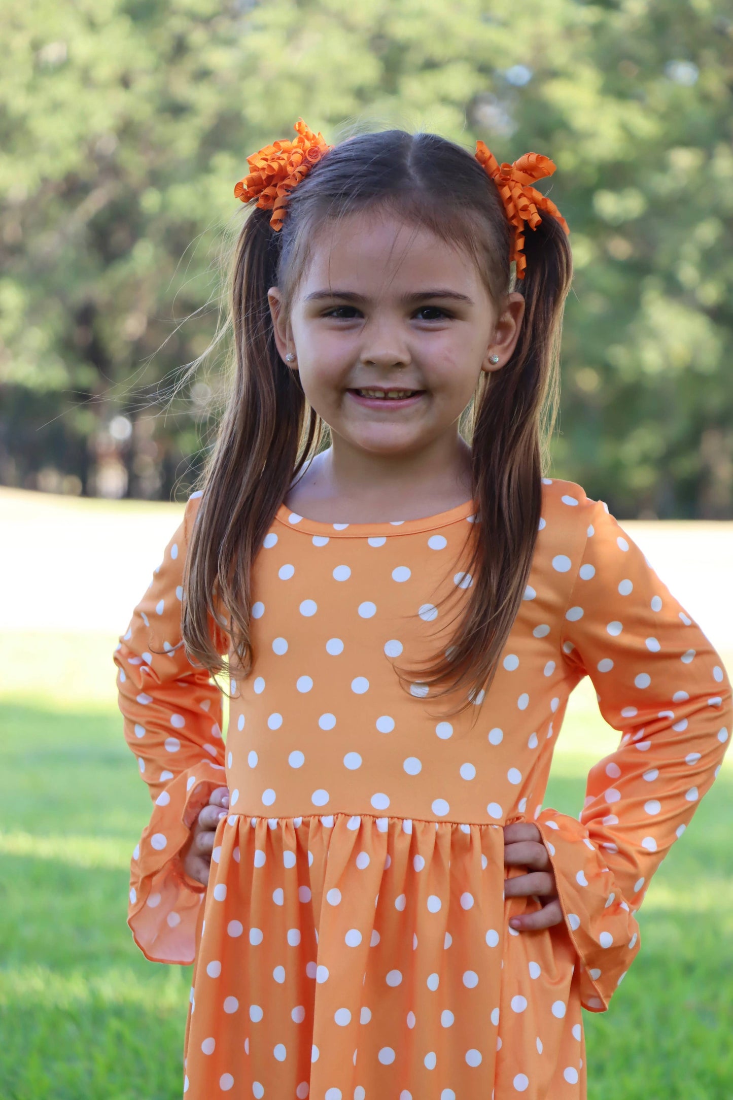 Thanksgiving Day Fall Pumpkin Print Dress
