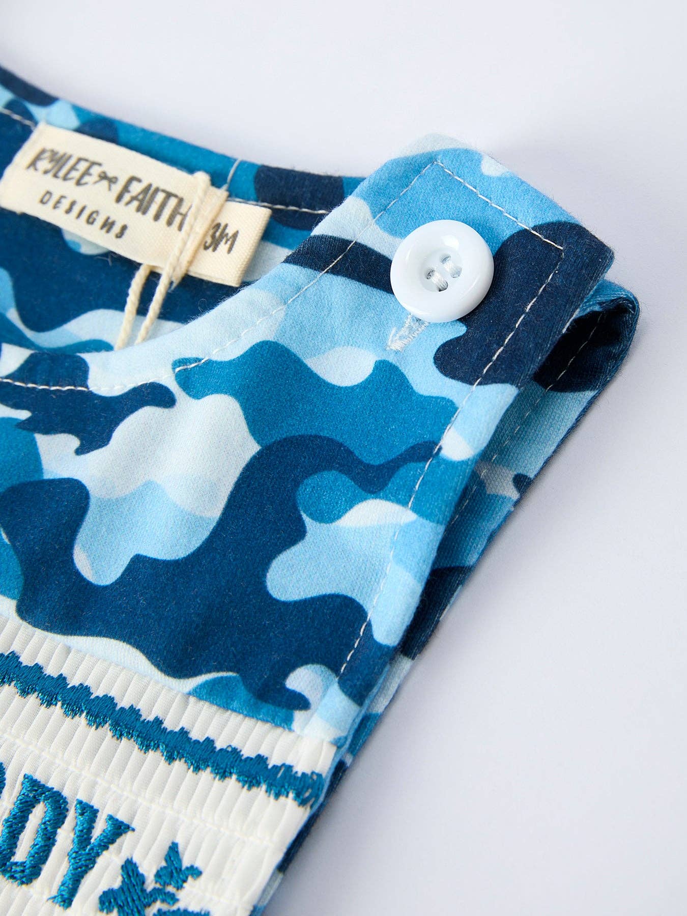 Camouflage "HUNTING BUDDY"Embroidery Baby Boy Romper