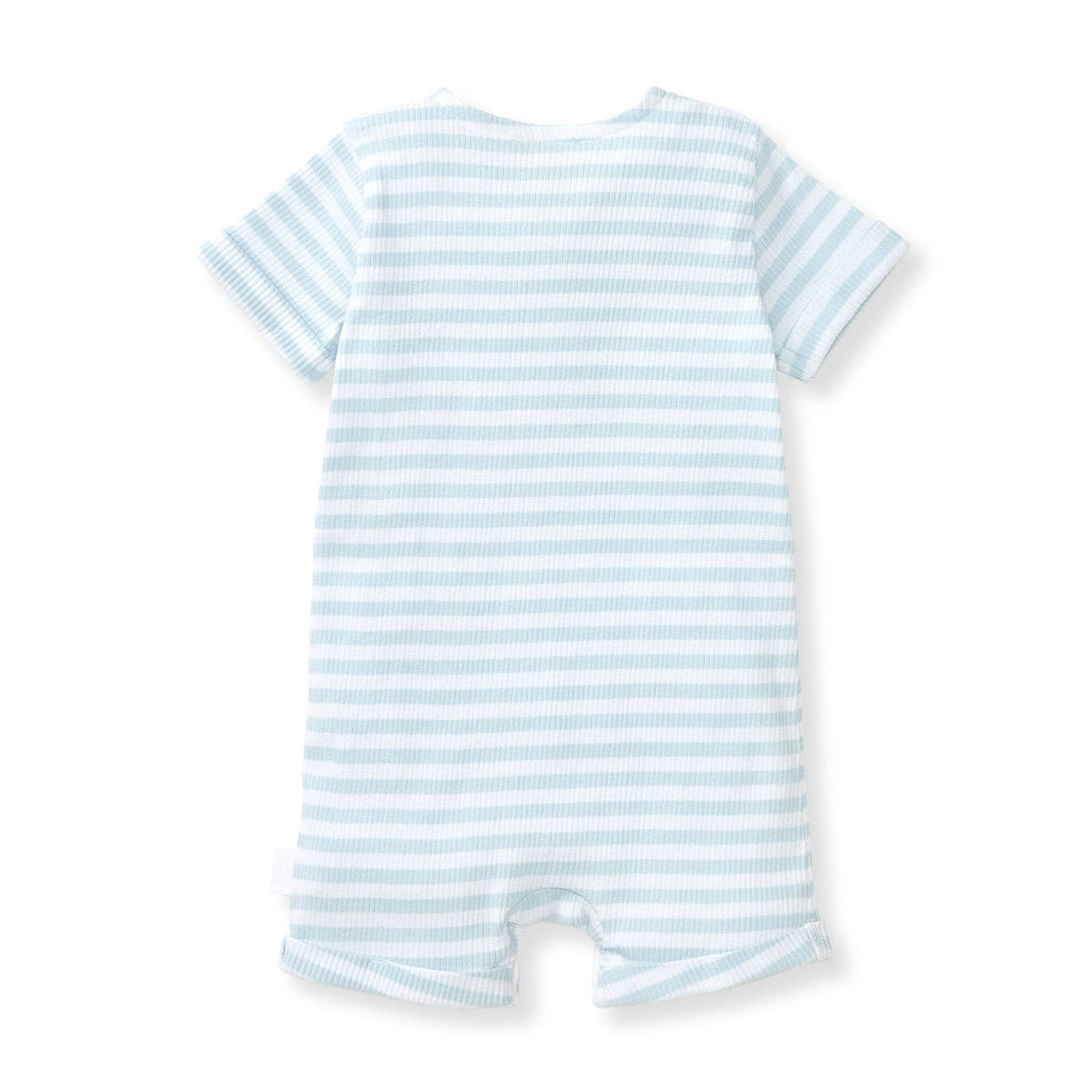 Rib Stripe Romper