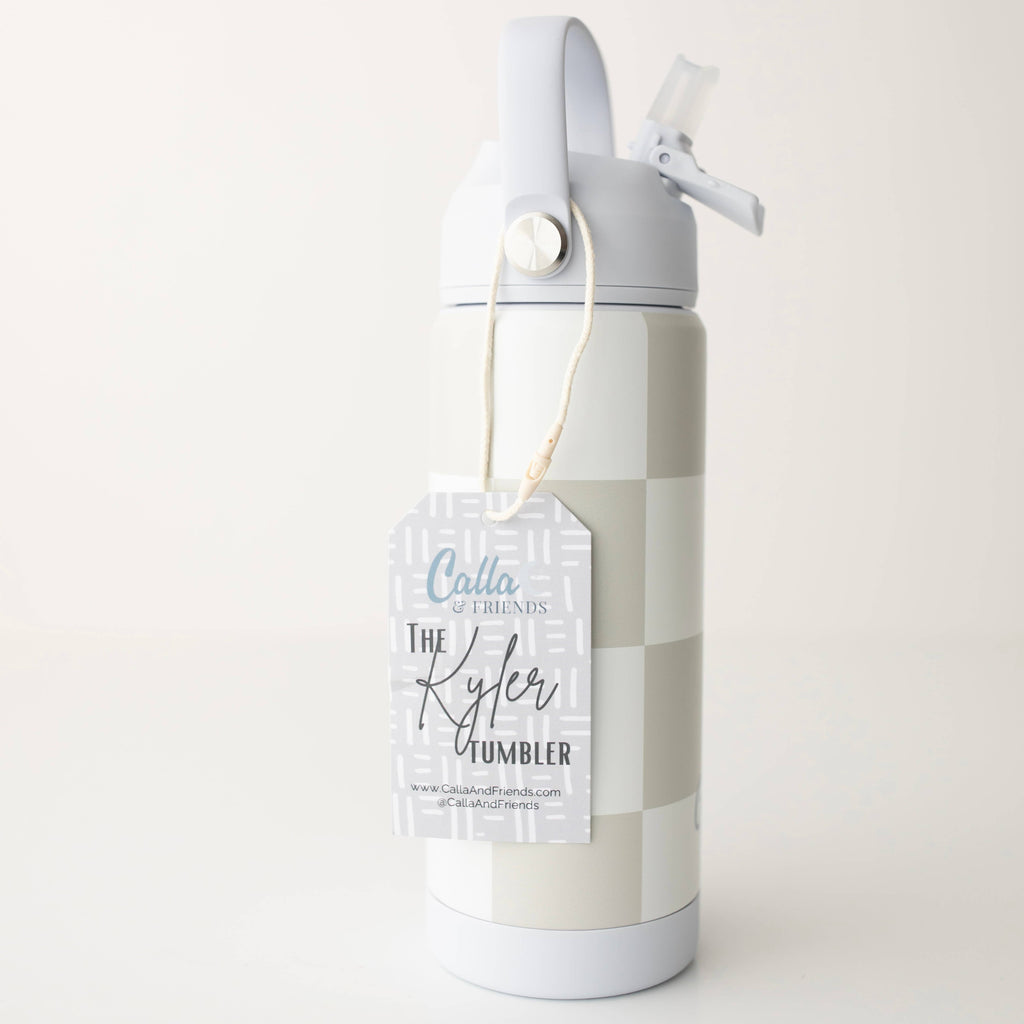 The Kyler Tumbler - Checkered