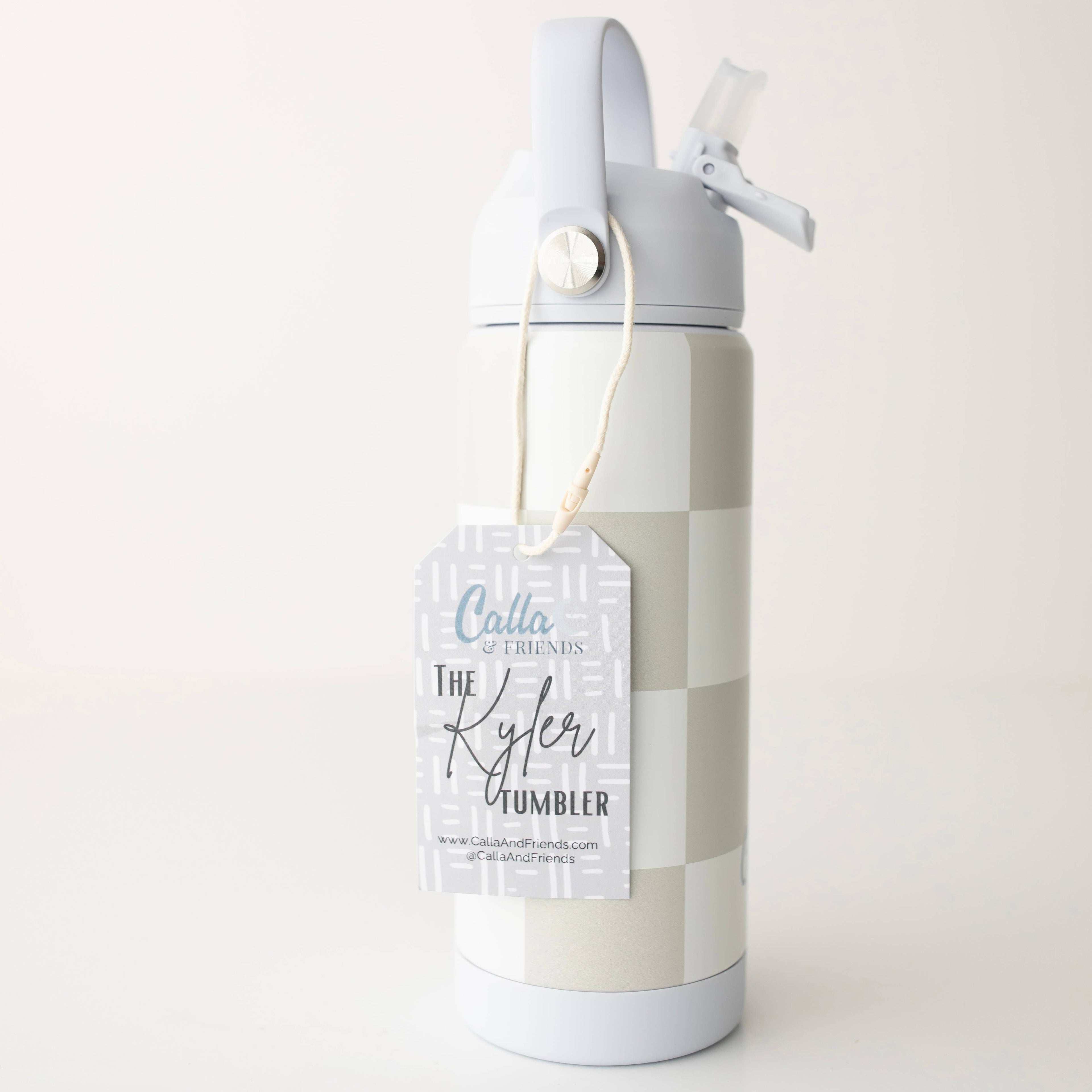 The Kyler Tumbler - Checkered