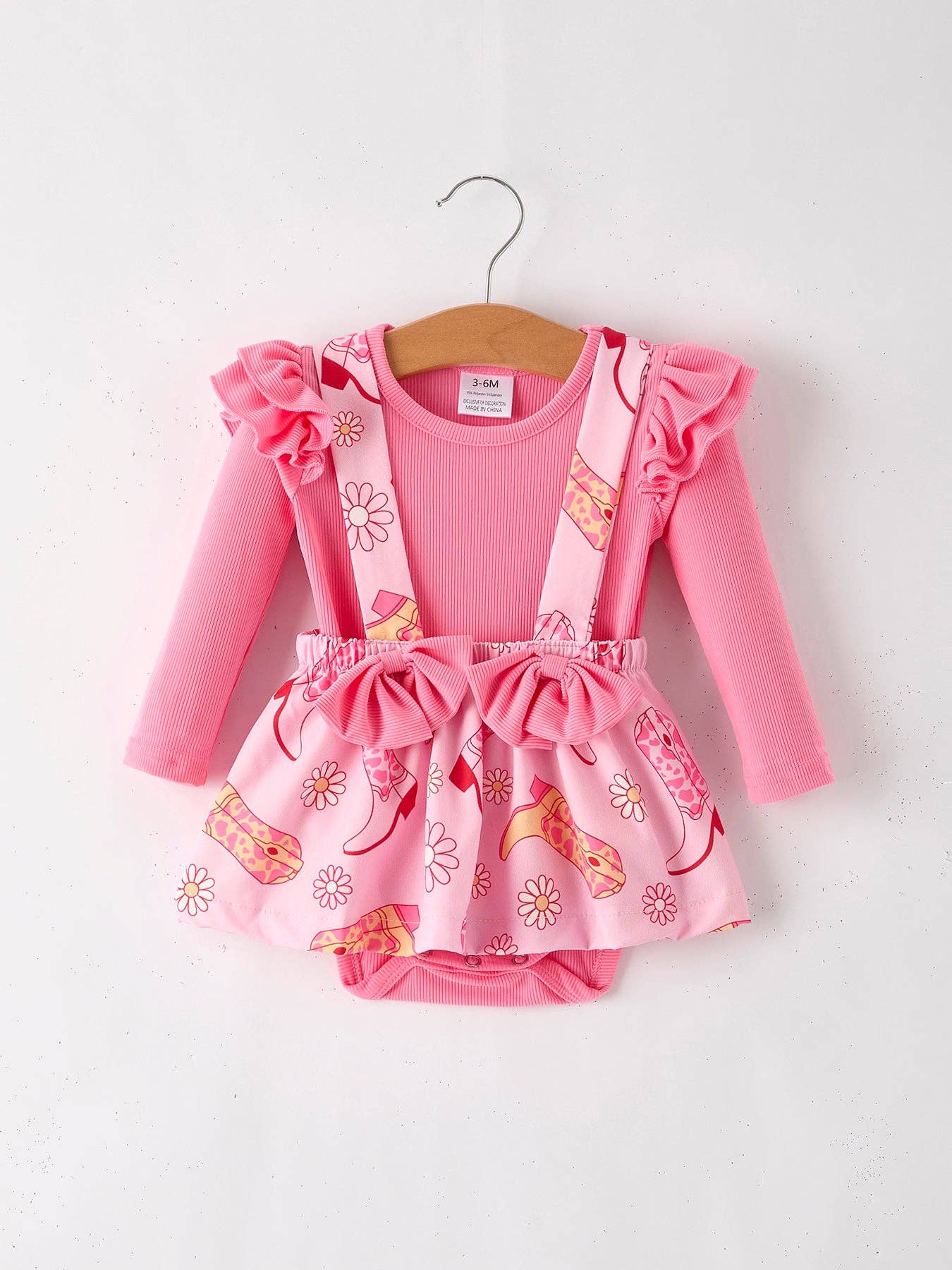 Girls Leopard Romper