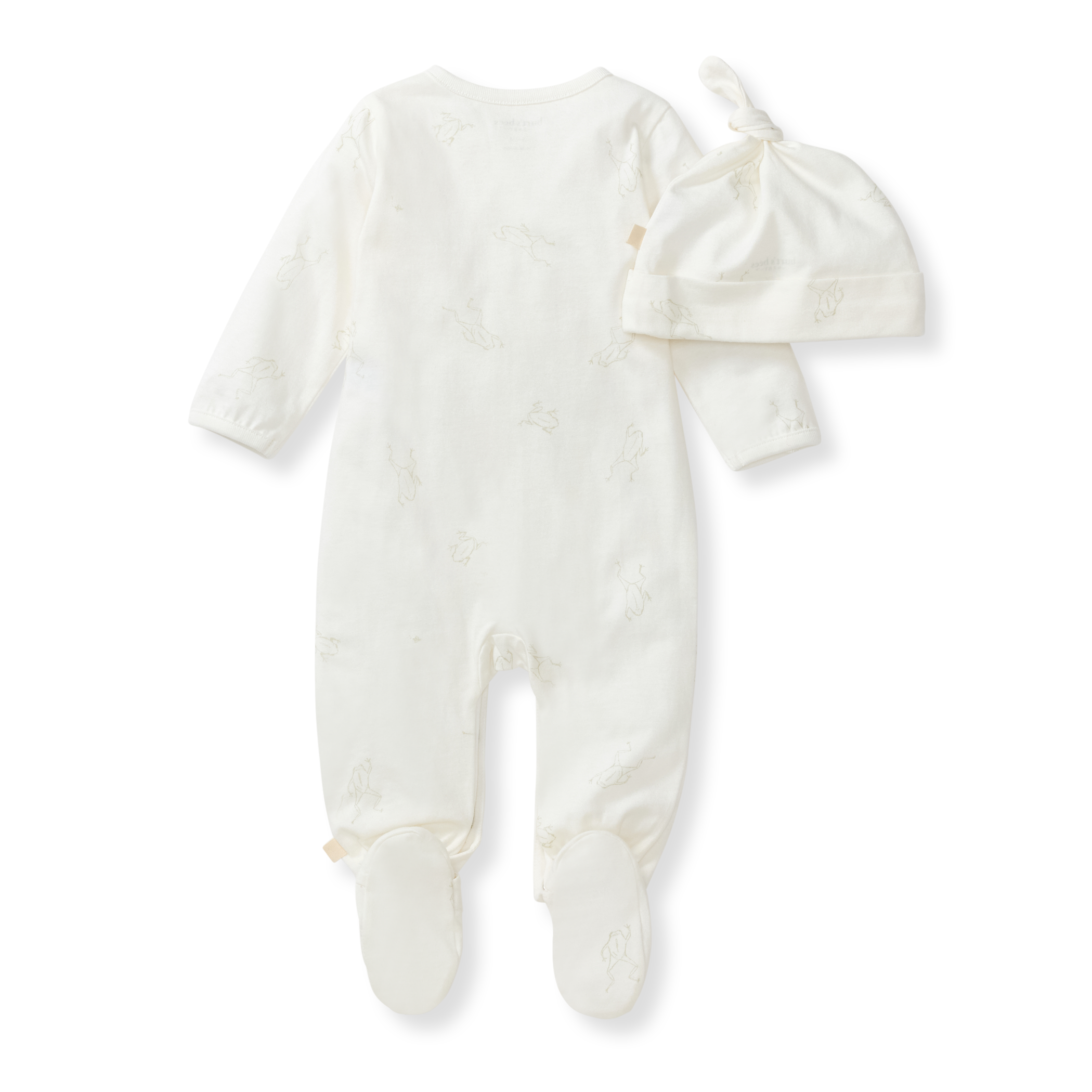 Frog Baby Jumpsuit & Hat Set