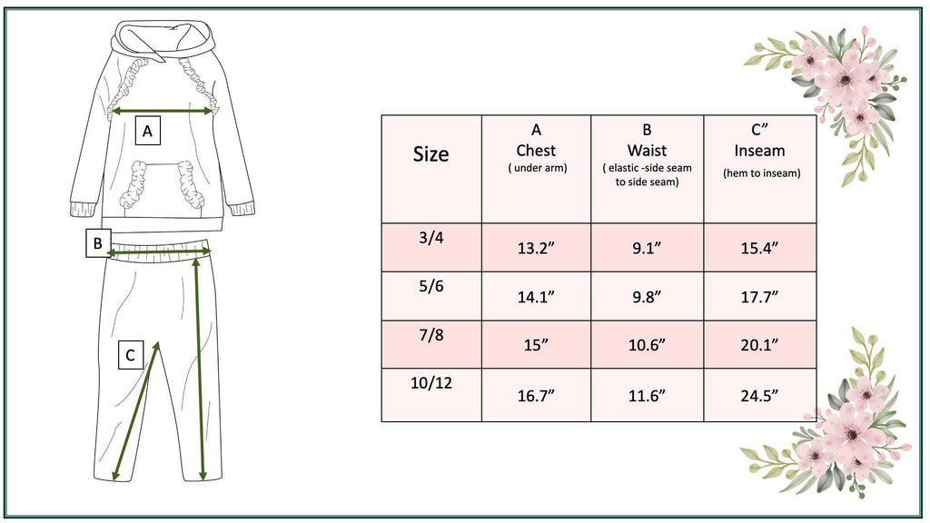 Kids Blush Ruffle Hoodie