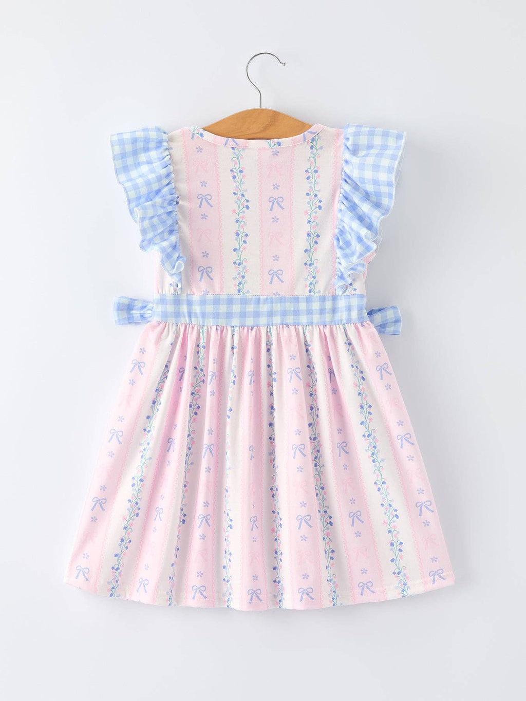 “DADDY'S GIRL” Smocked Plaid Girls Dress