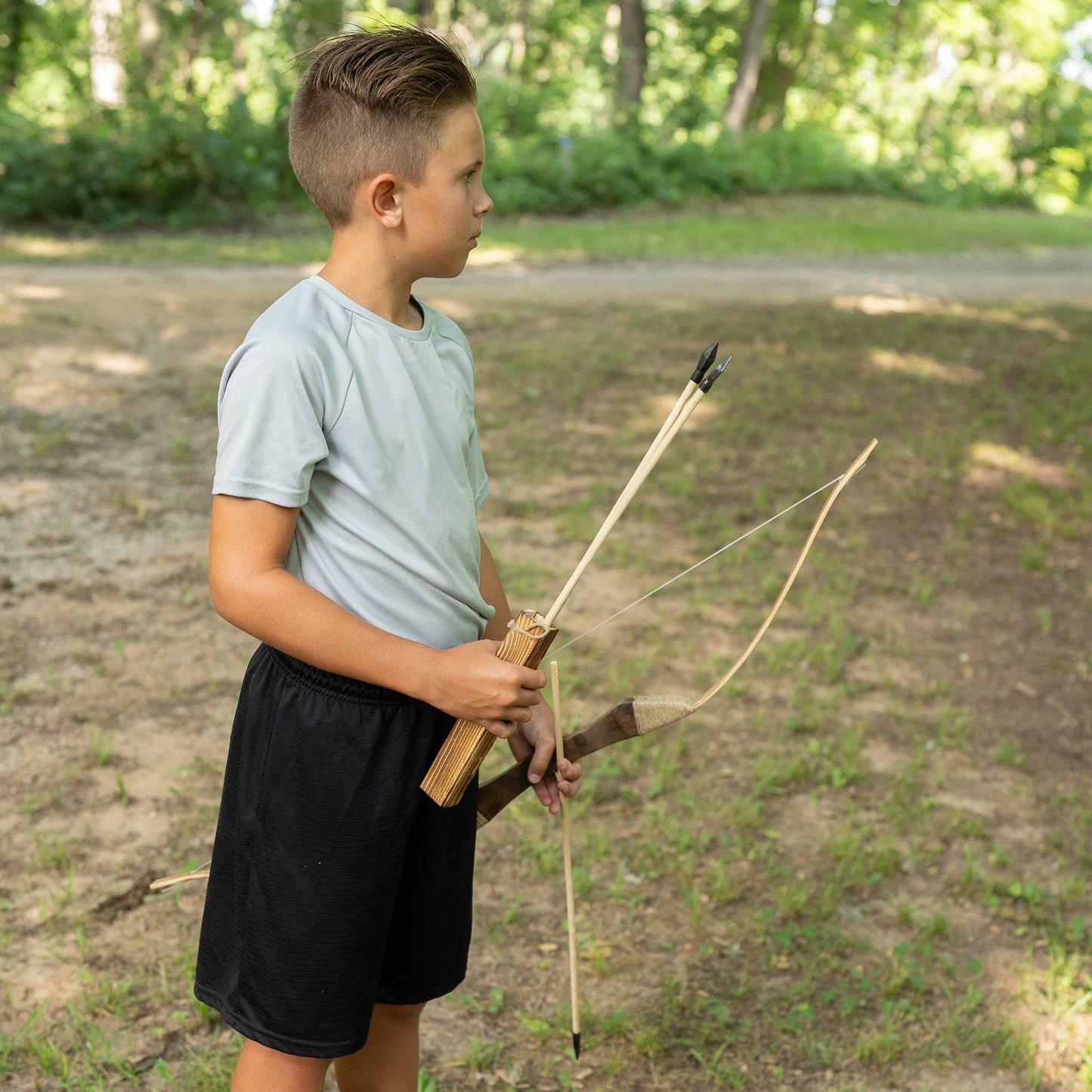 Wooden Bow w/ Quiver