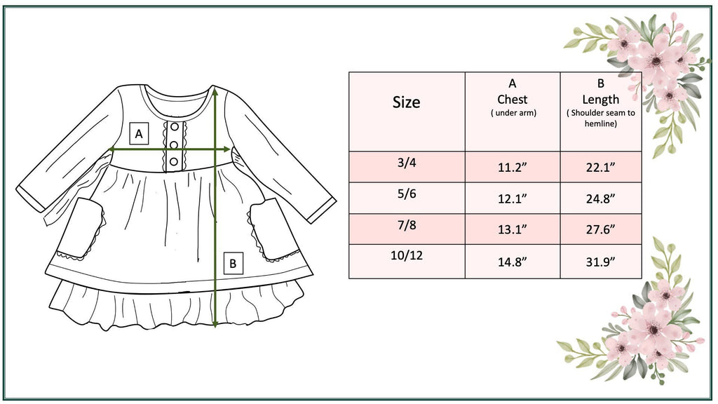 Kids Red Green Plaid Ruffle Button Holiday Christmas Dress