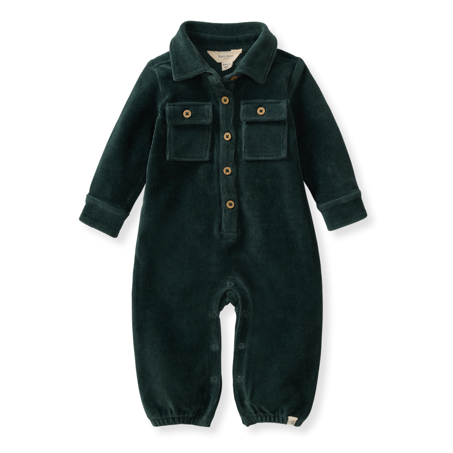 Knit Corduroy Baby Boy Jumpsuit