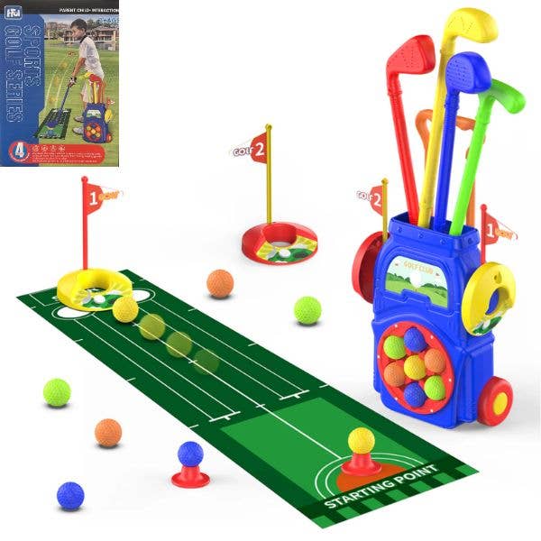HFol Games - #GA2656B.BLUE - 4Funtion Golf and Game Kit -