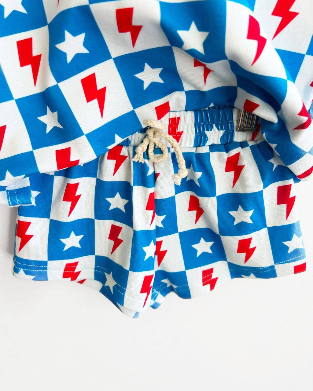 4th of July Kids' Shorts Set | Checks & Stars