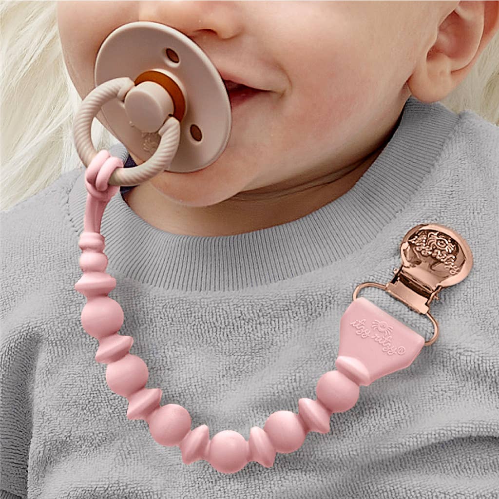 Sweetie Strap™ Silicone One-Piece Pacifier Clips