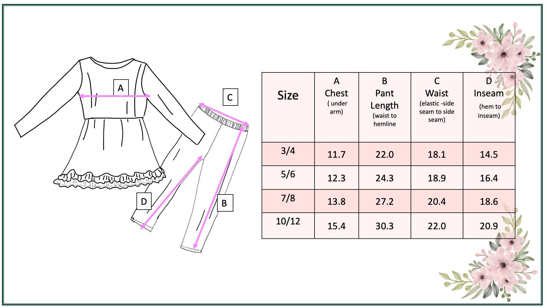 Girls Snowman Lace Ruffle Pocket Winter Holiday Pant Set
