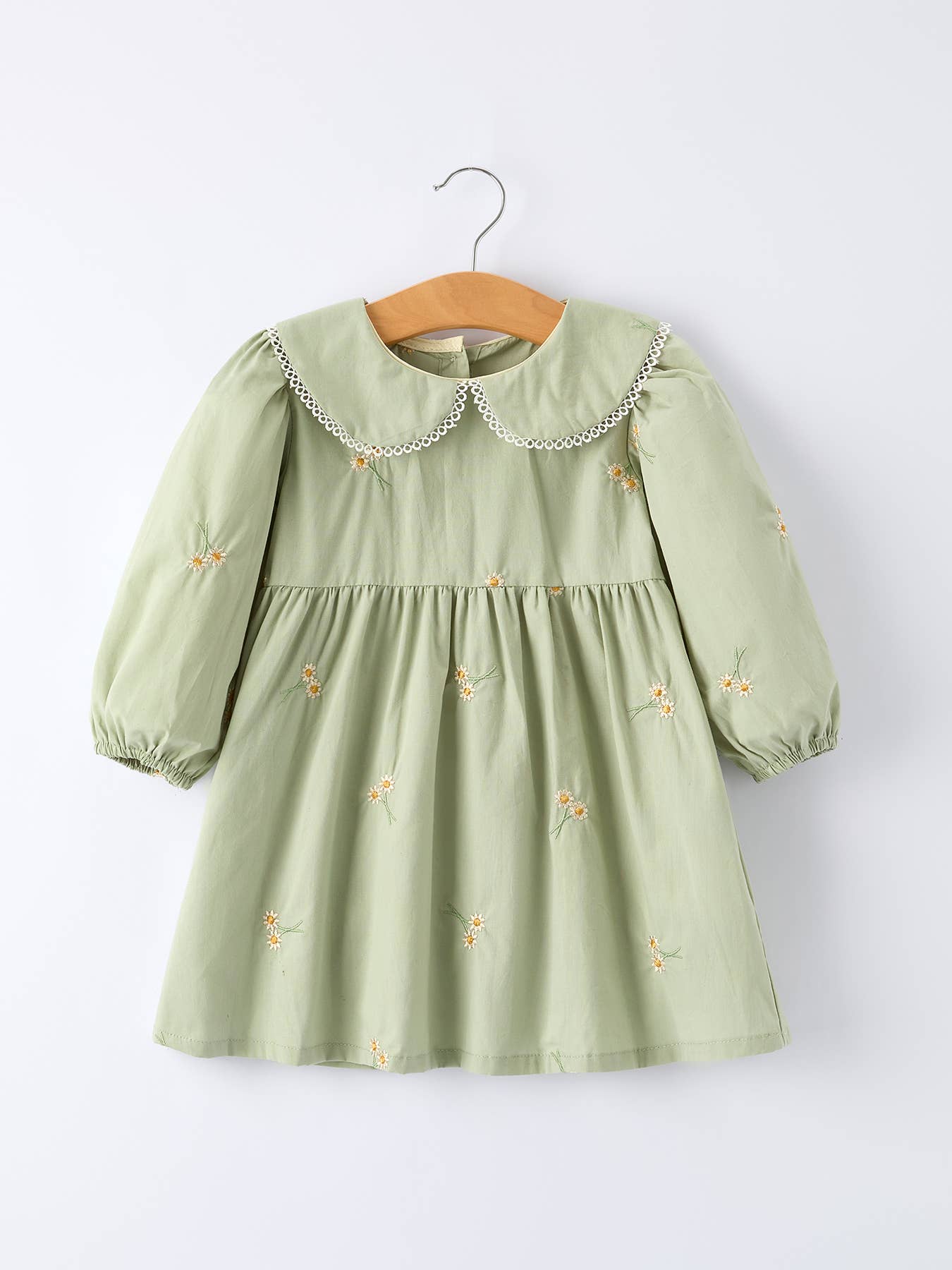 Girls Floral  Romper with Long Sleeves