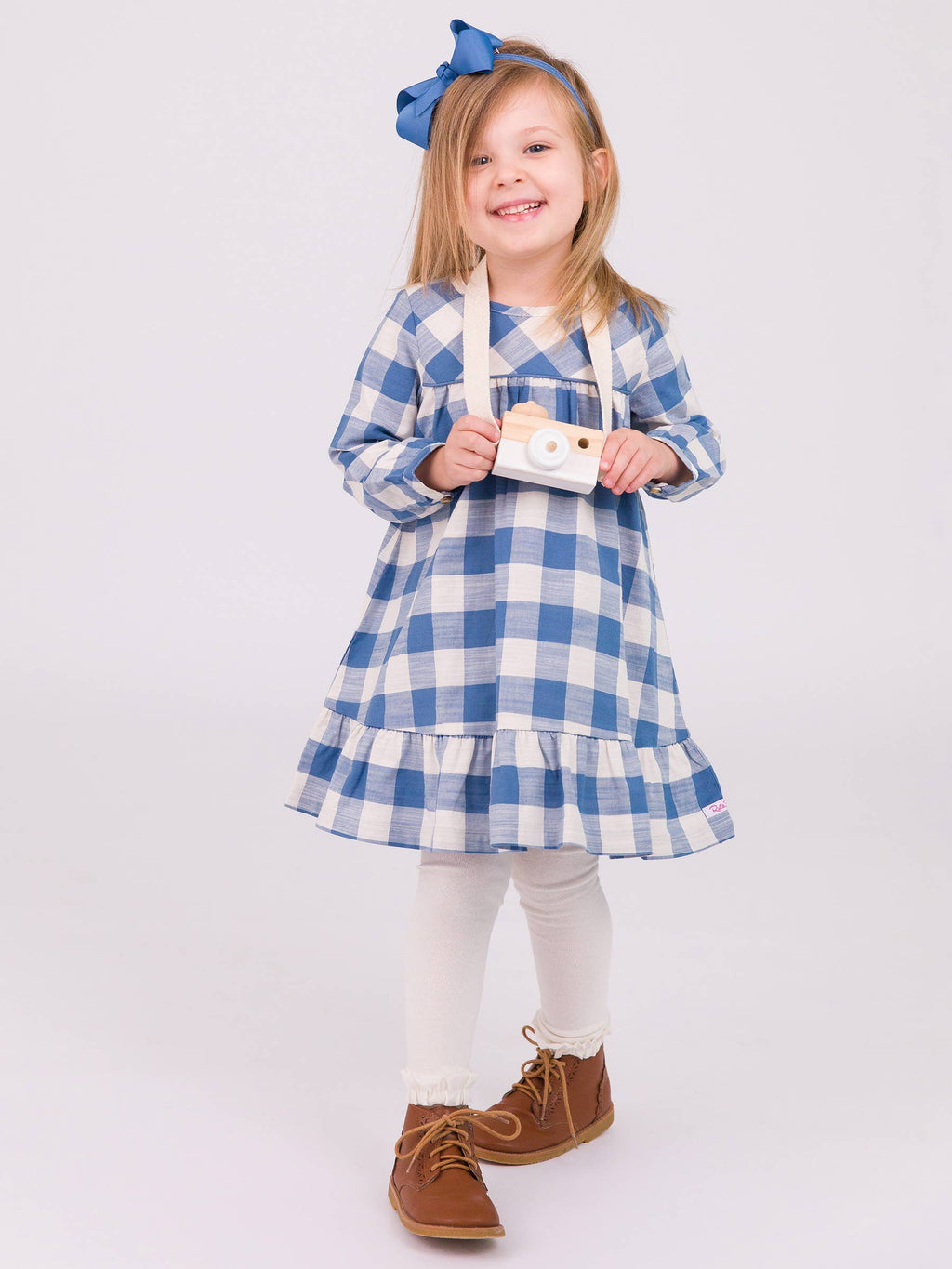 Girls Ivory Footless Ruffle Tights