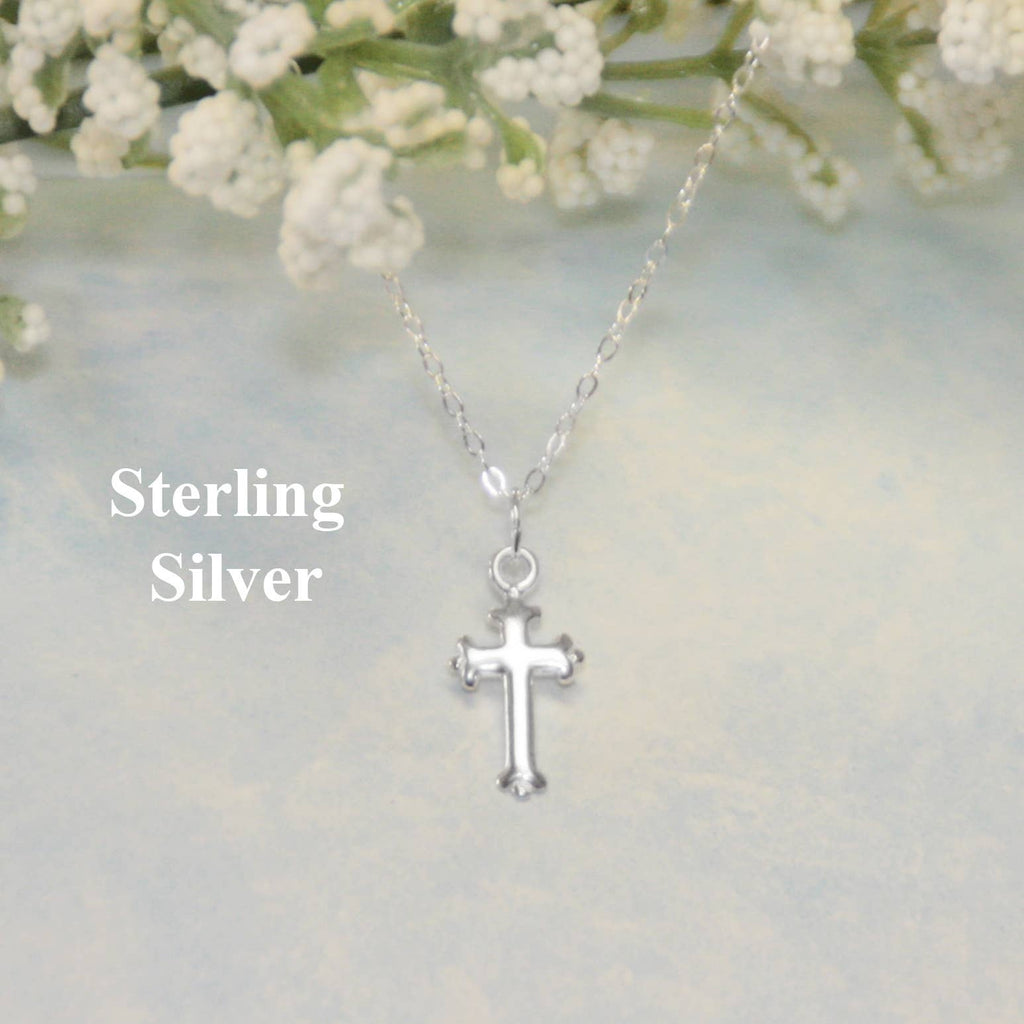 Sterling Silver Cross Necklace STG-281