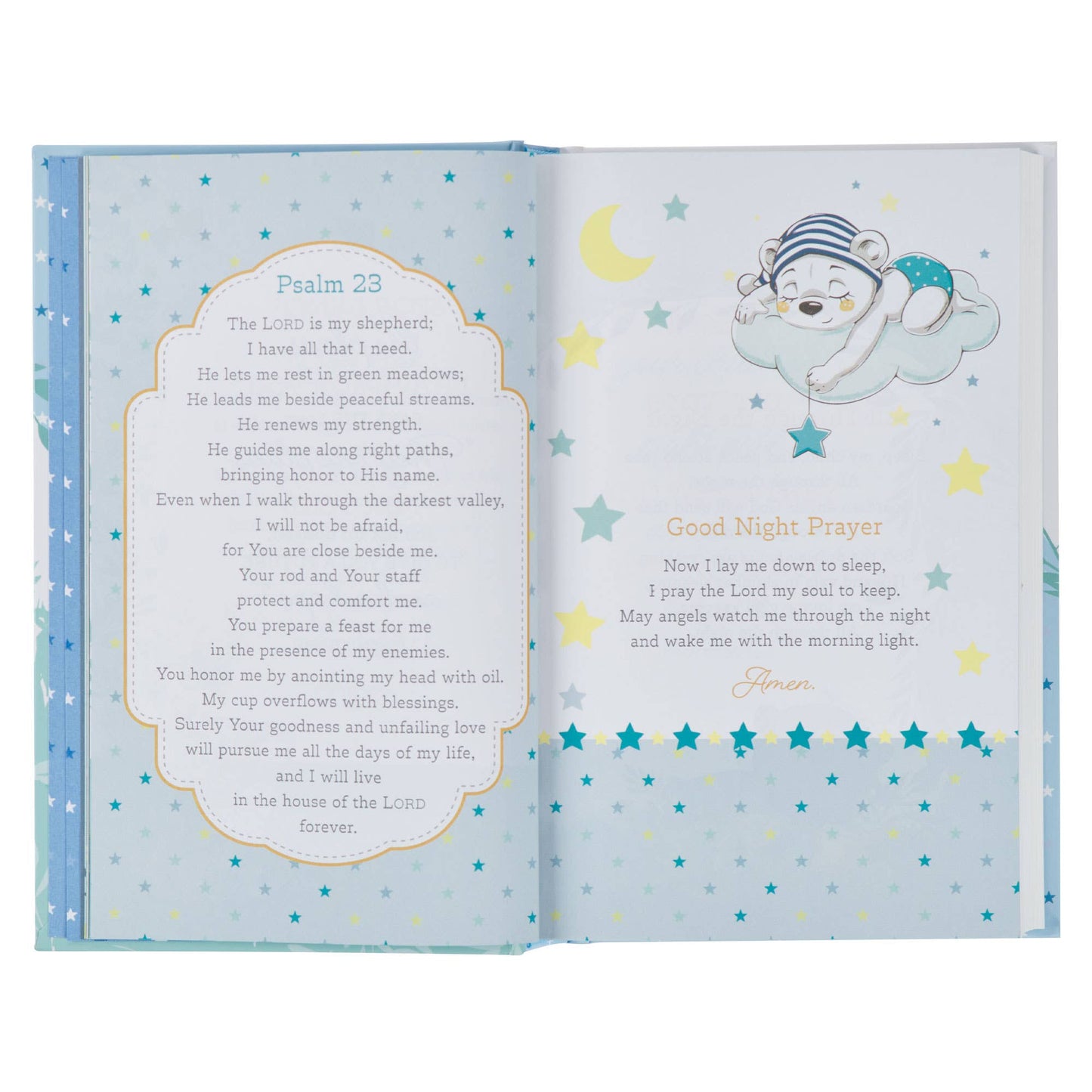 Bible NLT Infant Hardcover, Blue