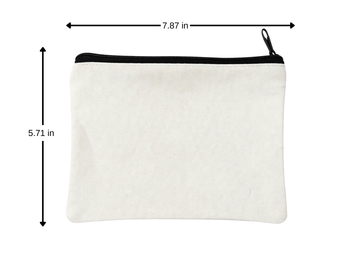 Canvas Pouches | Plain Travel Pouch | MakeUp Pouch