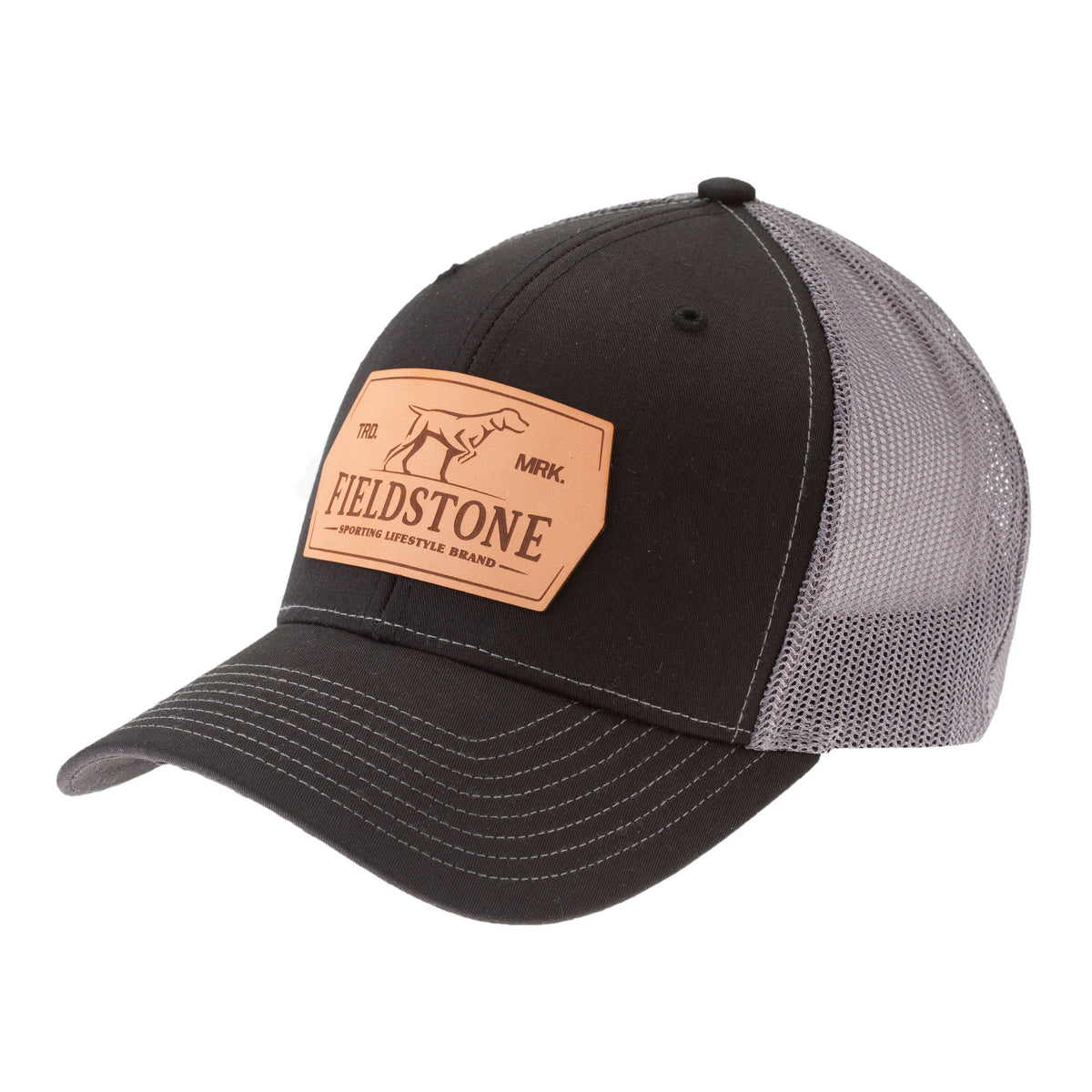 Leather Dog Patch Hat (093)