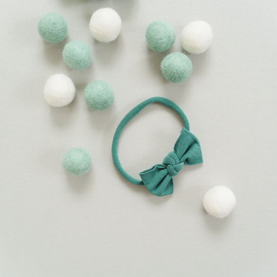 Itty Bitty Nylon Bow Headbands