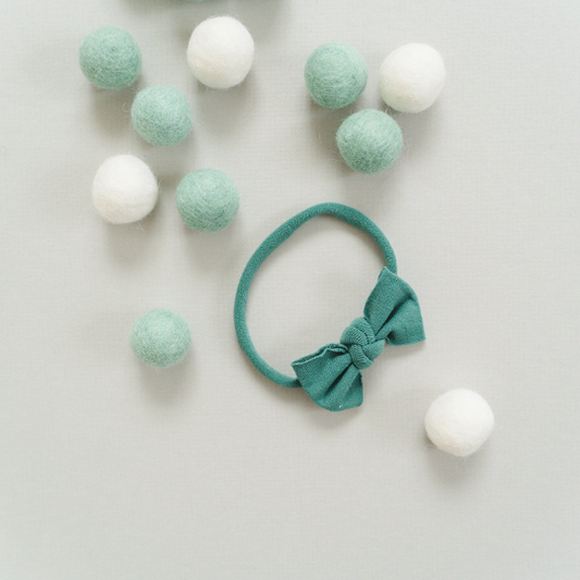 Itty Bitty Nylon Bow Headbands