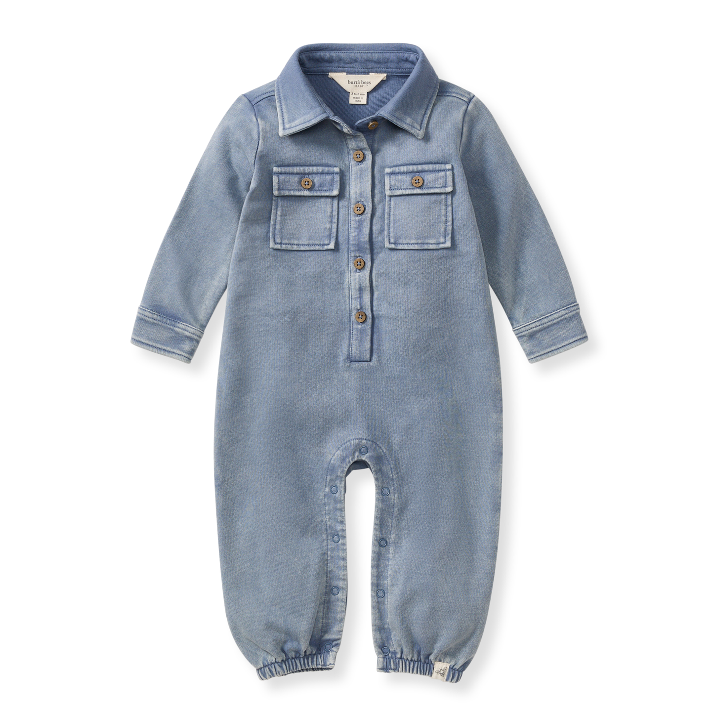 Acid Wash Infant Jumpsuit