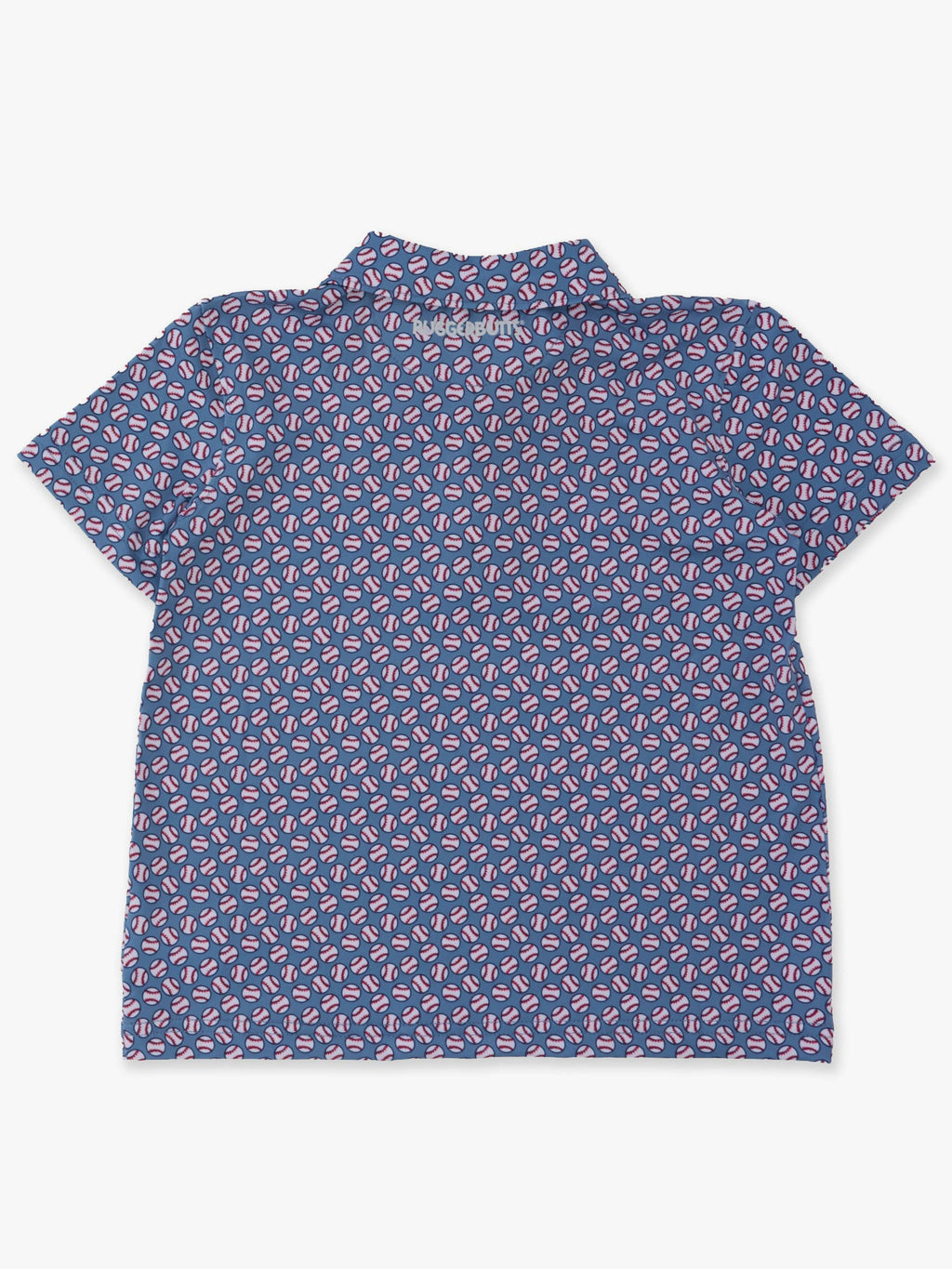 Boys Home Run Knit Short Sleeve Performance Polo