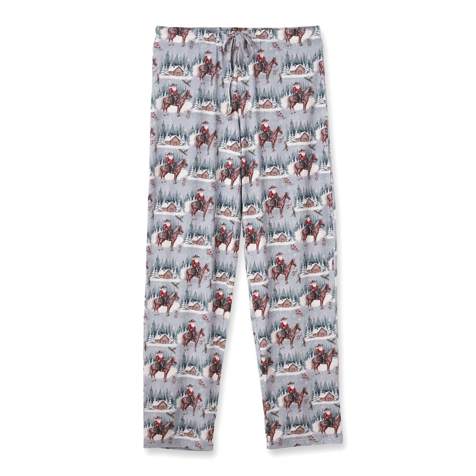 Cowboy Christmas Family Matching Soft Bamboo Pajamas