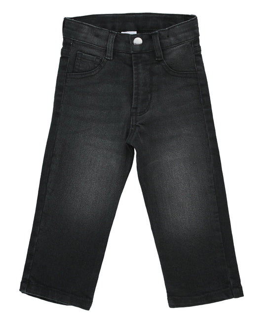 Boys Black Wash Denim Jeans