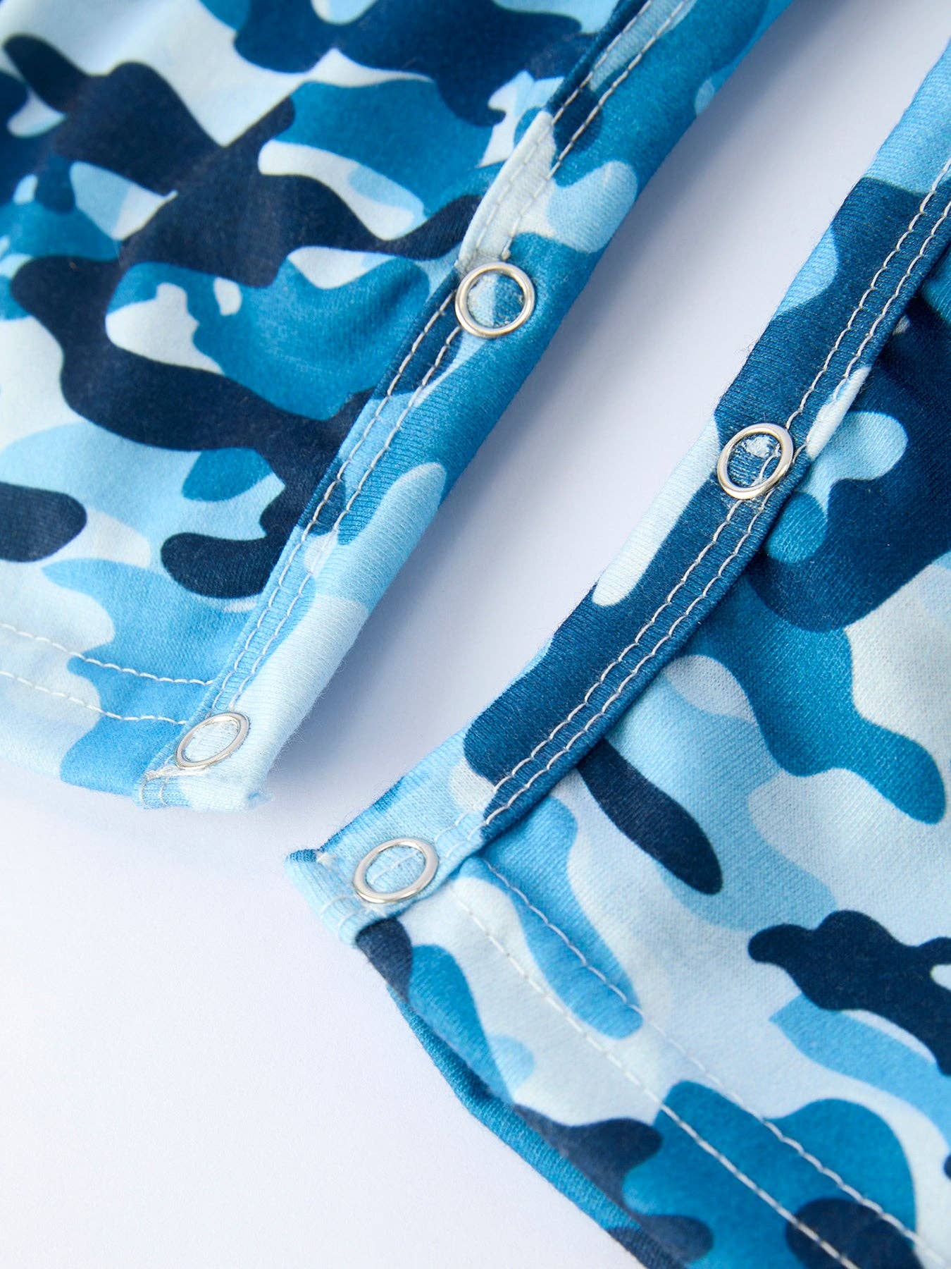 Camouflage "HUNTING BUDDY"Embroidery Baby Boy Romper